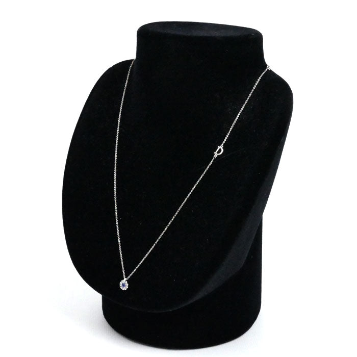 Damiani ダミアーニ K18WG ホワイトゴールド マルゲリータ ネックレス 20087085 ダイヤモンド サファイア 2.9g 42/50cm レディース【中古】【美品】