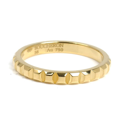 Boucheron ブシュロン K18YG イエローゴールド キャトル クルドパリ ミディアム リング・指輪 JAL00008 15.5号 56 3.9g レディース【中古】【美品】