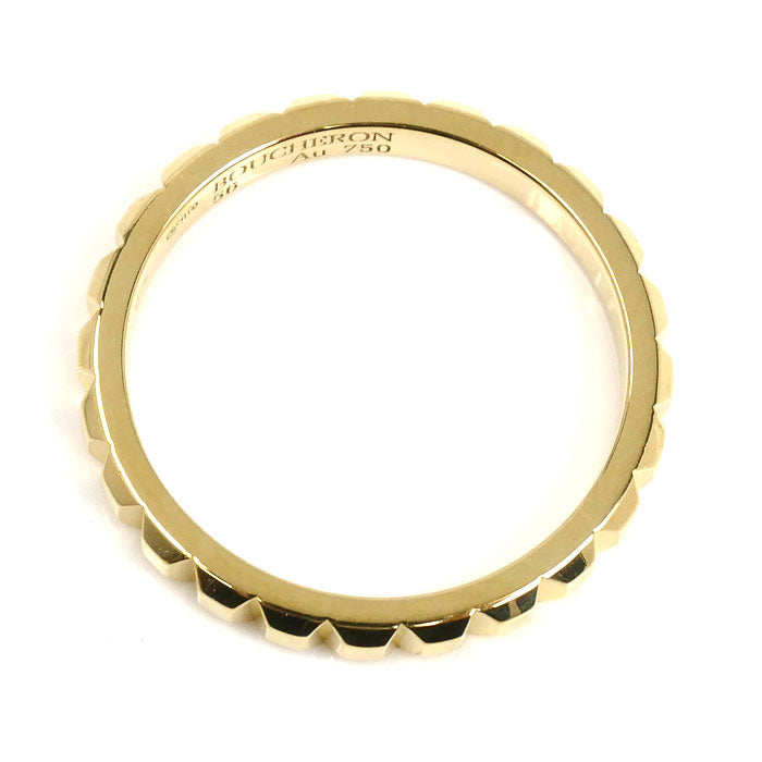 Boucheron ブシュロン K18YG イエローゴールド キャトル クルドパリ ミディアム リング・指輪 JAL00008 15.5号 56 3.9g レディース【中古】【美品】