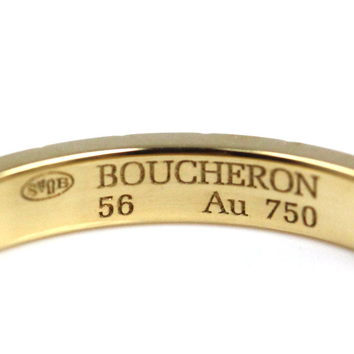 Boucheron ブシュロン K18YG イエローゴールド キャトル クルドパリ ミディアム リング・指輪 JAL00008 15.5号 56 3.9g レディース【中古】【美品】