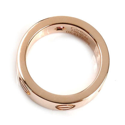 CARTIER カルティエ K18PG ピンクゴールド ラブ 1P ピンクサファイア リング・指輪 B4064448 ピンクサファイア 8号 48 8.7g レディース【中古】【美品】