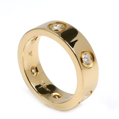 CARTIER カルティエ K18YG イエローゴールド ラブ フルダイヤ リング・指輪 ダイヤモンド 9.5号 49 7.7g レディース【中古】【美品】