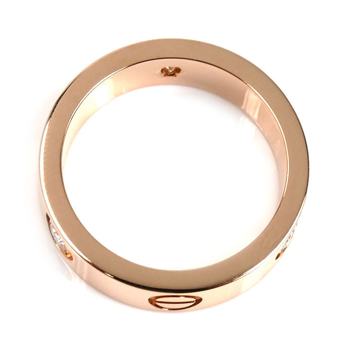 CARTIER カルティエ K18PG ピンクゴールド ラブ 3Pダイヤ リング・指輪 B4087554 ダイヤモンド 14号 54 8.8g レディース【中古】【美品】