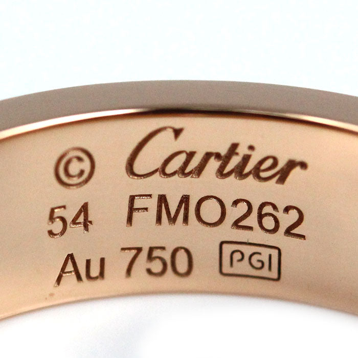 CARTIER カルティエ K18PG ピンクゴールド ラブ 3Pダイヤ リング・指輪 B4087554 ダイヤモンド 14号 54 8.8g レディース【中古】【美品】