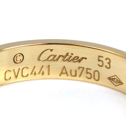 CARTIER カルティエ K18YG イエローゴールド ミニラブ リング・指輪 B4085053 13号 53 3.2g レディース【中古】【美品】