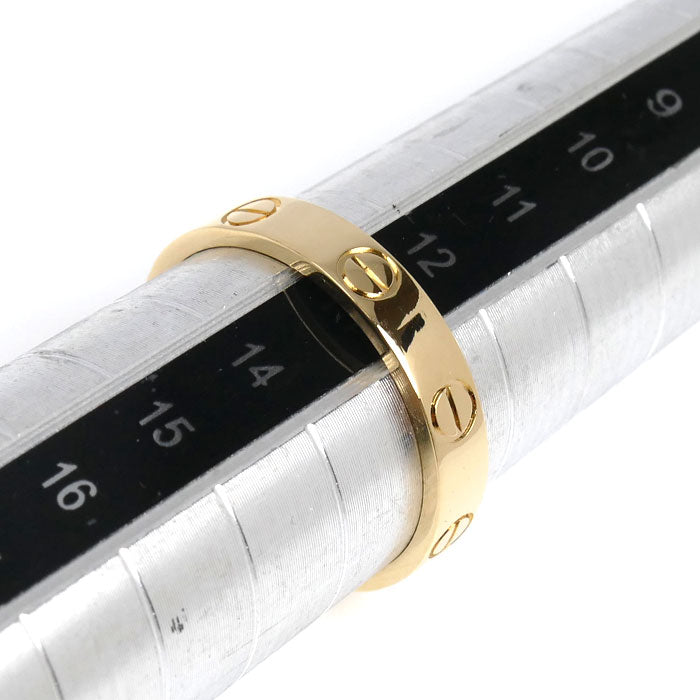CARTIER カルティエ K18YG イエローゴールド ミニラブ リング・指輪 B4085053 13号 53 3.2g レディース【中古】【美品】