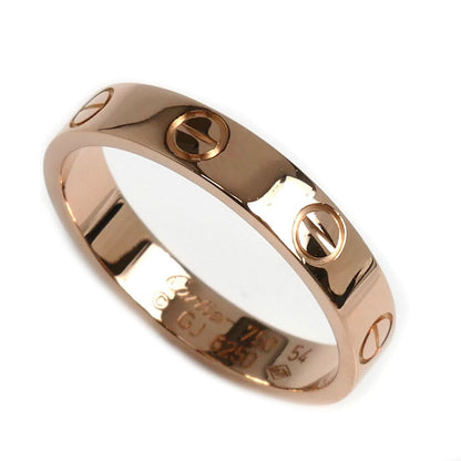 CARTIER カルティエ K18PG ピンクゴールド ミニラブ リング・指輪 B4085254 14号 54 3.6g レディース【中古】【美品】