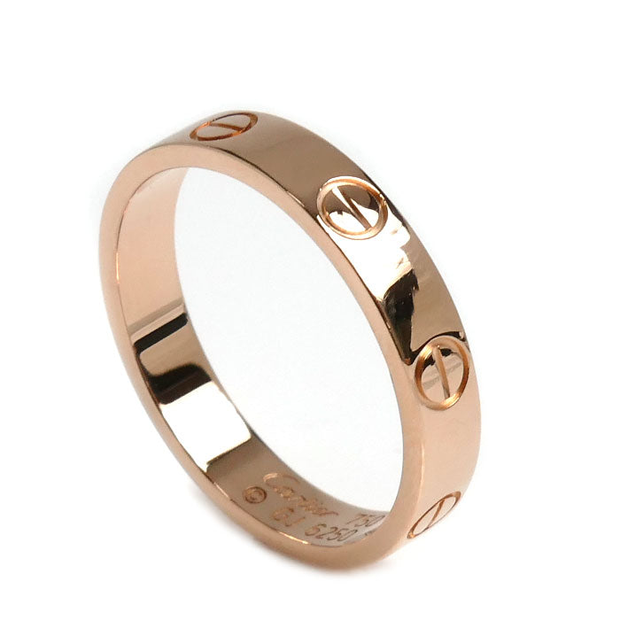 CARTIER カルティエ K18PG ピンクゴールド ミニラブ リング・指輪 B4085254 14号 54 3.6g レディース【中古】【美品】