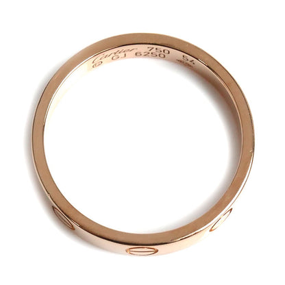 CARTIER カルティエ K18PG ピンクゴールド ミニラブ リング・指輪 B4085254 14号 54 3.6g レディース【中古】【美品】