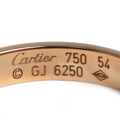 CARTIER カルティエ K18PG ピンクゴールド ミニラブ リング・指輪 B4085254 14号 54 3.6g レディース【中古】【美品】