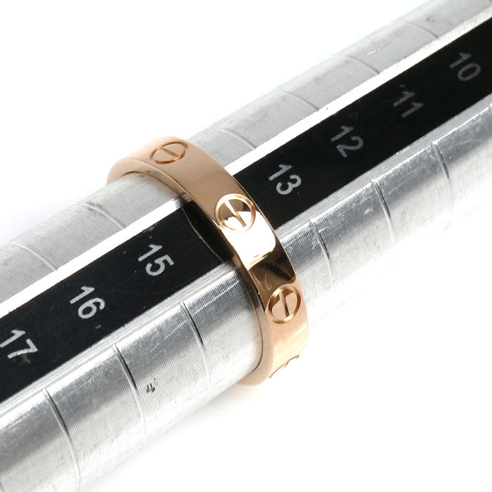 CARTIER カルティエ K18PG ピンクゴールド ミニラブ リング・指輪 B4085254 14号 54 3.6g レディース【中古】【美品】