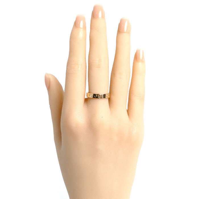 CARTIER カルティエ K18PG ピンクゴールド ミニラブ リング・指輪 B4085254 14号 54 3.6g レディース【中古】【美品】