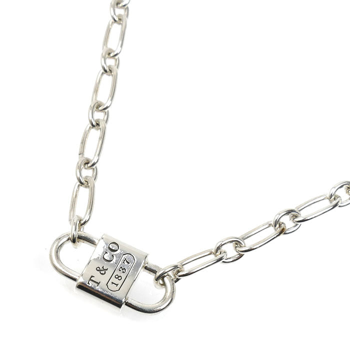 TIFFANY&Co. ティファニー シルバー925 1837 スモール ネックレス 74625800 12.7g ～45cm レディース【中古】