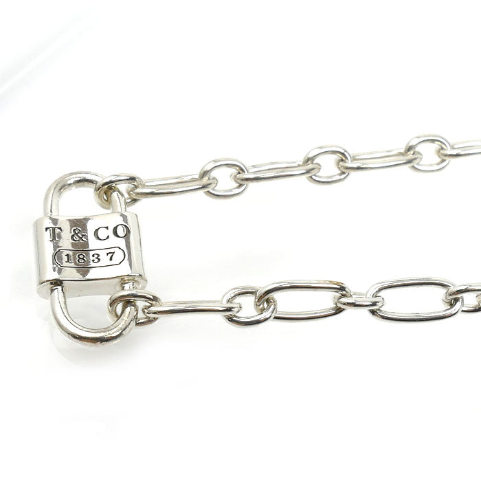 TIFFANY&Co. ティファニー シルバー925 1837 スモール ネックレス 74625800 12.7g ～45cm レディース【中古】