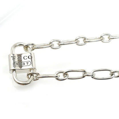 TIFFANY&Co. ティファニー シルバー925 1837 スモール ネックレス 74625800 12.7g ～45cm レディース【中古】