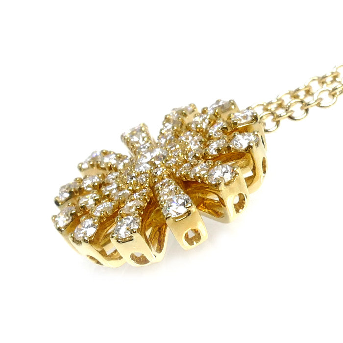 Damiani ダミアーニ K18YG イエローゴールド マルゲリータ ダイヤ ネックレス ダイヤモンド 6.7g 42/50cm レディース【中古】