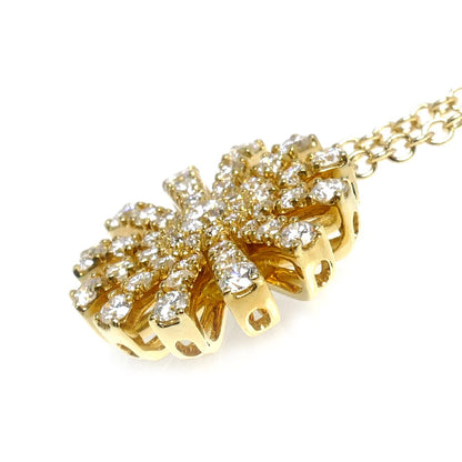 Damiani ダミアーニ K18YG イエローゴールド マルゲリータ ダイヤ ネックレス ダイヤモンド 6.7g 42/50cm レディース【中古】