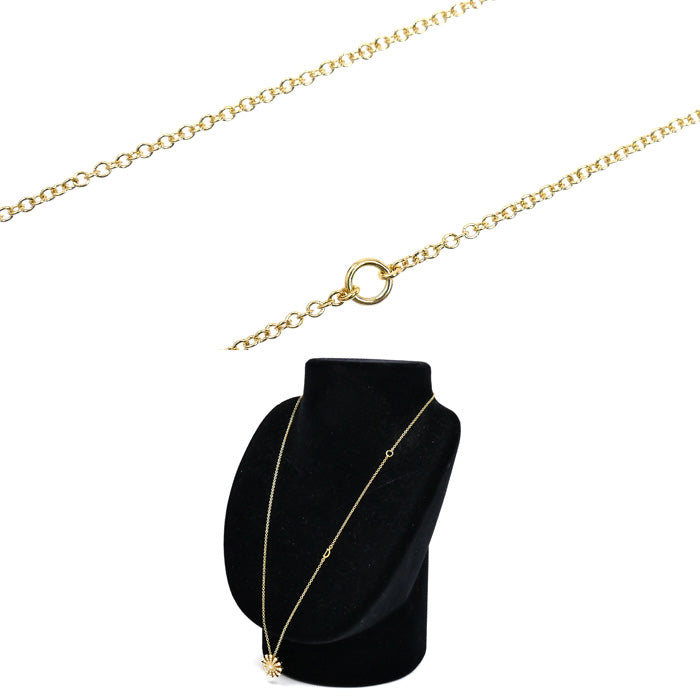 Damiani ダミアーニ K18YG イエローゴールド マルゲリータ ダイヤ ネックレス ダイヤモンド 6.7g 42/50cm レディース【中古】