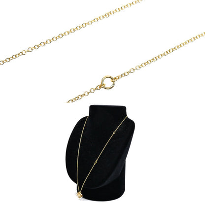 Damiani ダミアーニ K18YG イエローゴールド マルゲリータ ダイヤ ネックレス ダイヤモンド 6.7g 42/50cm レディース【中古】