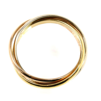 CARTIER カルティエ K18YG/PG/WG トリニティ les must de cartier リング・指輪 12号 52 3.7g レディース【中古】【美品】