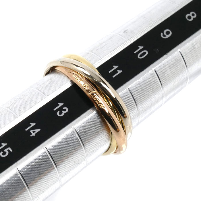 CARTIER カルティエ K18YG/PG/WG トリニティ les must de cartier リング・指輪 12号 52 3.7g レディース【中古】【美品】