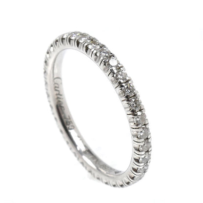 CARTIER カルティエ K18WG ホワイトゴールド エタンセル リング・指輪 ダイヤモンド 5号 45 1.6g レディース【中古】【美品】
