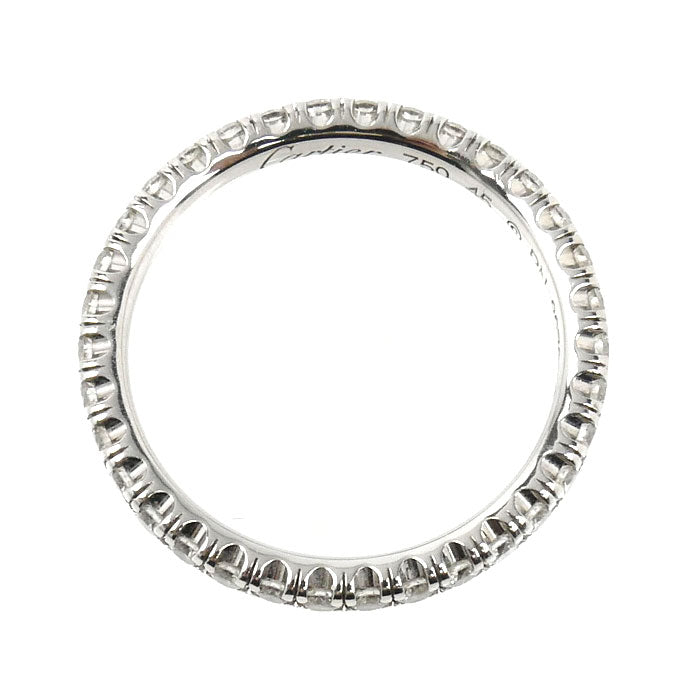 CARTIER カルティエ K18WG ホワイトゴールド エタンセル リング・指輪 ダイヤモンド 5号 45 1.6g レディース【中古】【美品】