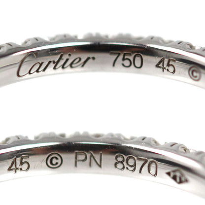 CARTIER カルティエ K18WG ホワイトゴールド エタンセル リング・指輪 ダイヤモンド 5号 45 1.6g レディース【中古】【美品】