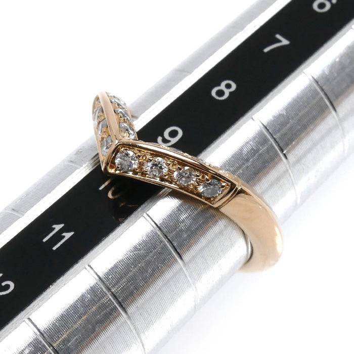 LOUIS VUITTON ルイ・ヴィトン K18PG ピンクゴールド リング・指輪 Q9Y46C ダイヤモンド 9号 49 3.4g レディース【中古】【美品】