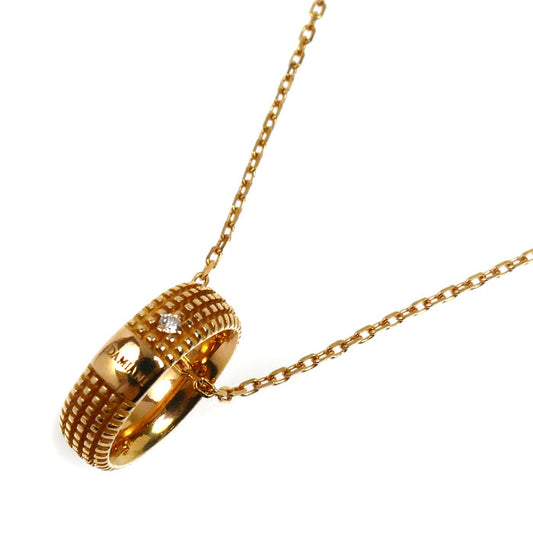 Damiani ダミアーニメトロポリタン ドリーム 1PD K18PG ピンクゴールド ネックレス ダイヤモンド 7.0g 42/50cm レディース【中古】
