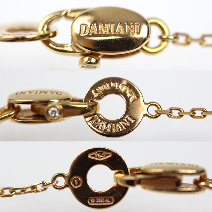 Damiani ダミアーニメトロポリタン ドリーム 1PD K18PG ピンクゴールド ネックレス ダイヤモンド 7.0g 42/50cm レディース【中古】