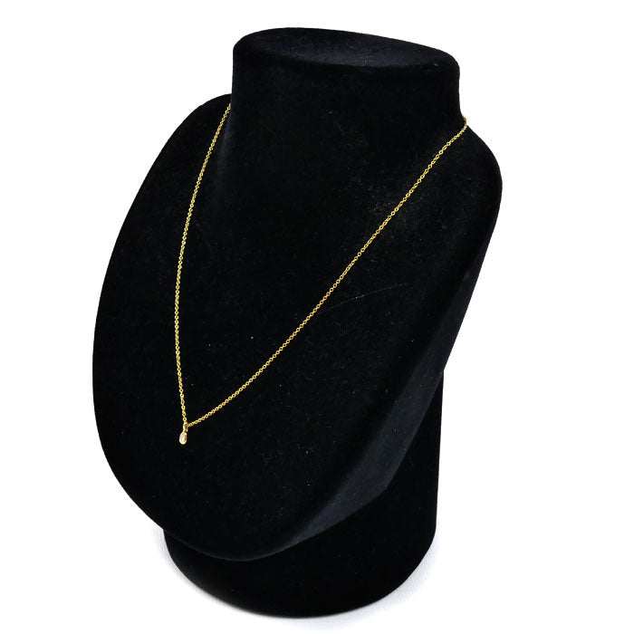 TIFFANY&Co. ティファニー K18YG イエローゴールド バイザヤード ネックレス 60994080 ダイヤモンド 2.1g 40.5cm レディース【中古】【美品】