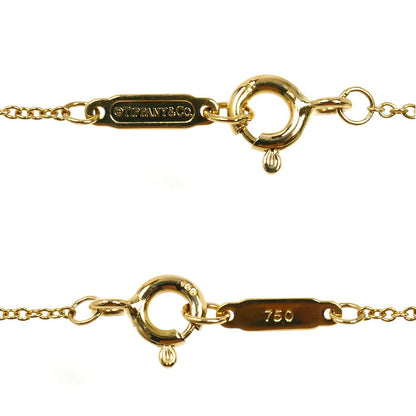TIFFANY&Co. ティファニー K18YG イエローゴールド リターントゥ ダブル ハート タグ ネックレス 60011459 4.3g 40.5cm レディース【中古】