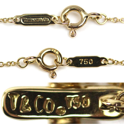 TIFFANY&Co. ティファニー K18YG イエローゴールド クロスステッチ ネックレス 2.7g 41cm レディース【中古】