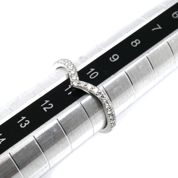 TIFFANY&Co. ティファニー Pt950プラチナ ソレスト V ダイヤ リング・指輪 60875626 ダイヤモンド 10号 2.5g レディース【中古】【美品】