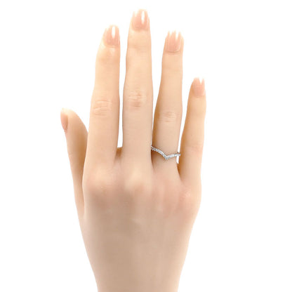 TIFFANY&Co. ティファニー Pt950プラチナ ソレスト V ダイヤ リング・指輪 60875626 ダイヤモンド 10号 2.5g レディース【中古】【美品】