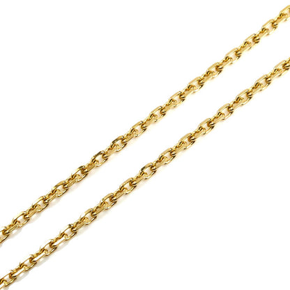 Van Cleef & Arpels ヴァンクリーフ＆アーペル K18YG イエローゴールド ペルレ クローバー ネックレス VCARO3YG00 ダイヤモンド 7.2g 42cm レディース【中古】【美品】