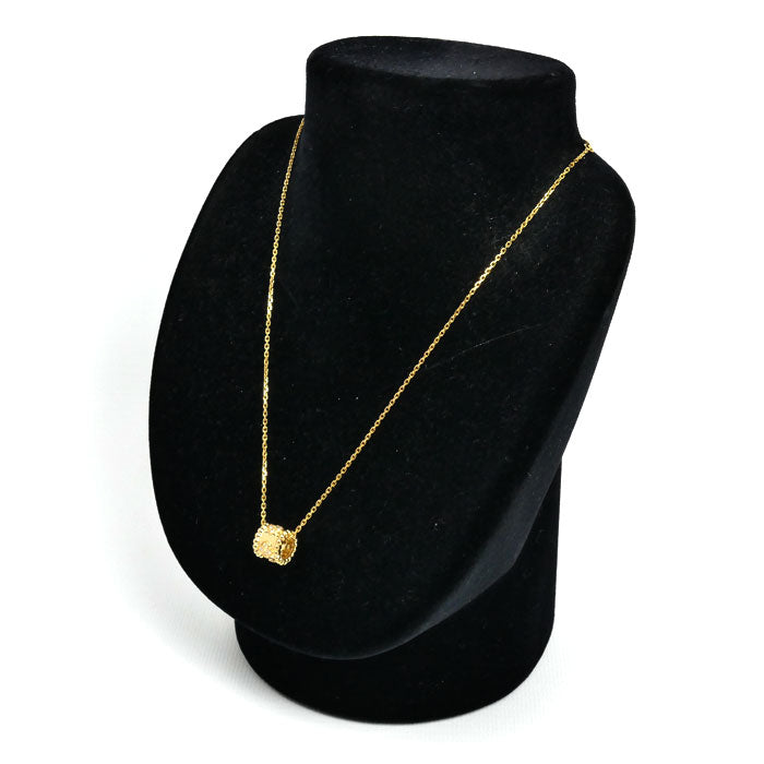Van Cleef & Arpels ヴァンクリーフ＆アーペル K18YG イエローゴールド ペルレ クローバー ネックレス VCARO3YG00 ダイヤモンド 7.2g 42cm レディース【中古】【美品】