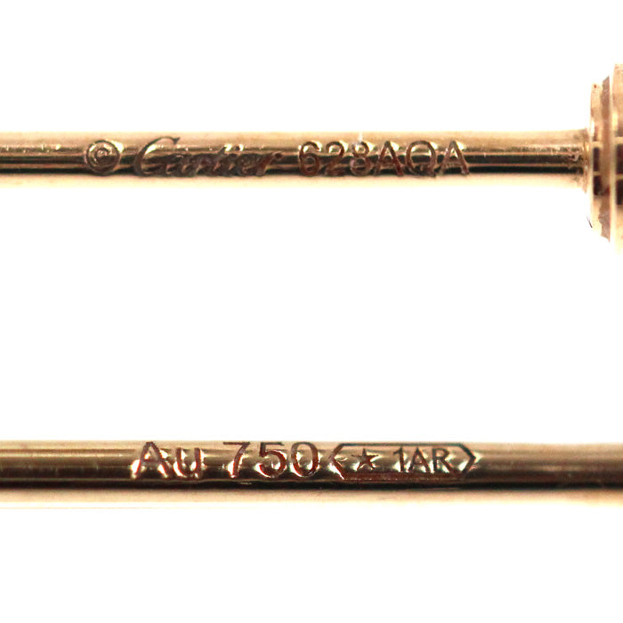 CARTIER カルティエ K18PG ピンクゴールド ダムール XS ピアス B8301214 ダイヤモンド 1.1g レディース【中古】【美品】