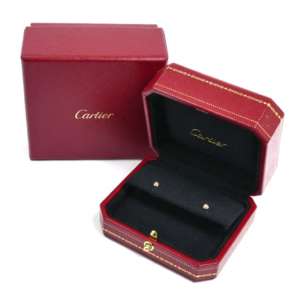 CARTIER カルティエ K18PG ピンクゴールド ダムール XS ピアス B8301214 ダイヤモンド 1.1g レディース【中古】【美品】
