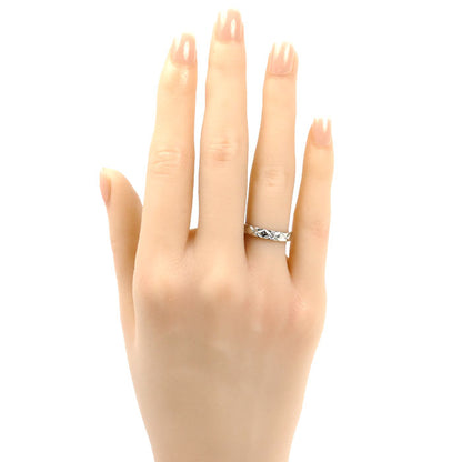 CHANEL シャネル Pt950プラチナ マトラッセ 1Pダイヤ リング・指輪 J2822 ダイヤモンド 8.5号 48 4.8g レディース【中古】【美品】