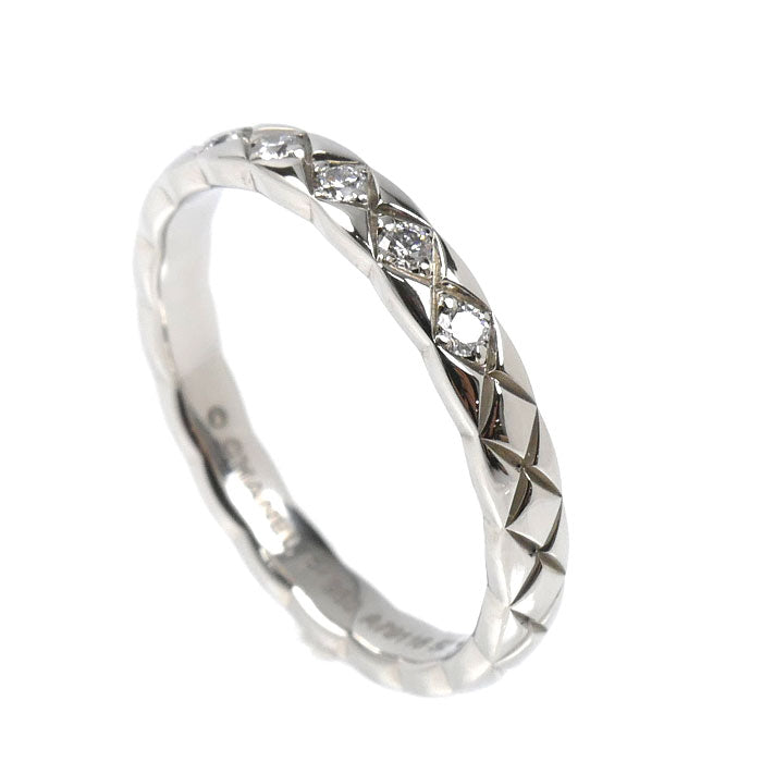 CHANEL シャネル Pt950プラチナ ココクラッシュ リング・指輪 J11355 ダイヤモンド 11.5号 52 4.0g レディース【中古】【美品】