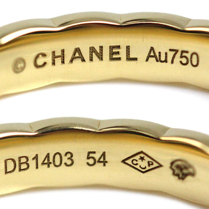 CHANEL シャネル K18YG イエローゴールド ココクラッシュ リング・指輪 13.5号 54 3.9g レディース【中古】【美品】