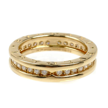 BVLGARI ブルガリ K18YG イエローゴールド B-zero1 ビーゼロワン フルダイヤモンド リング・指輪 ダイヤモンド 13号 53 7.1g レディース【中古】【美品】