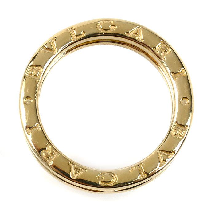 BVLGARI ブルガリ K18YG イエローゴールド B-zero1 ビーゼロワン フルダイヤモンド リング・指輪 ダイヤモンド 13号 53 7.1g レディース【中古】【美品】
