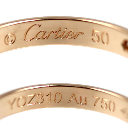 CARTIER カルティエ K18PG ピンクゴールド 1895 ウェディング 1Pダイヤ リング・指輪 B4088250 ダイヤモンド 10号 50 2.2g レディース【中古】【美品】