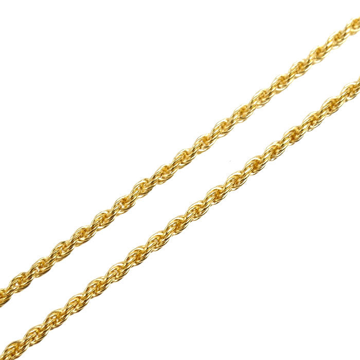 Damiani ダミアーニ K18YG イエローゴールド ベルエポック クロス ネックレス ダイヤモンド 9.0g 42/50cm サイドダイヤ レディース【中古】