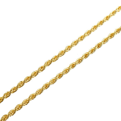 Damiani ダミアーニ K18YG イエローゴールド ベルエポック クロス ネックレス ダイヤモンド 9.0g 42/50cm サイドダイヤ レディース【中古】