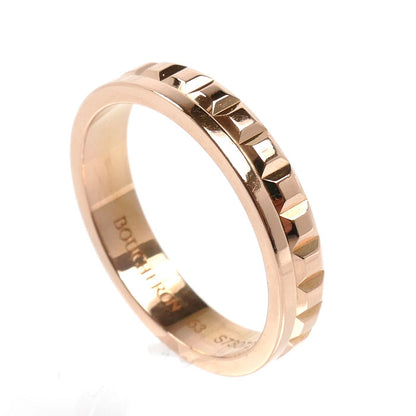 Boucheron ブシュロン K18PG ピンクゴールド キャトル ラディアント ハーフ リング・指輪 JAL00249 13号 53 4.2g レディース【中古】