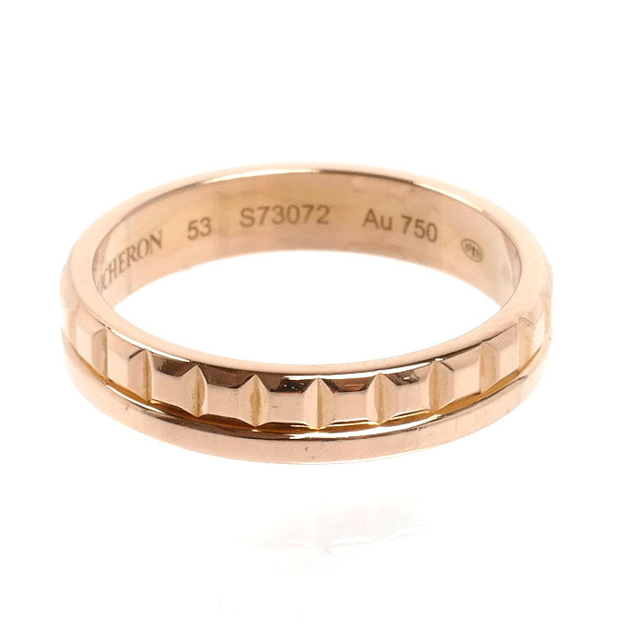 Boucheron ブシュロン K18PG ピンクゴールド キャトル ラディアント ハーフ リング・指輪 JAL00249 13号 53 4.2g レディース【中古】